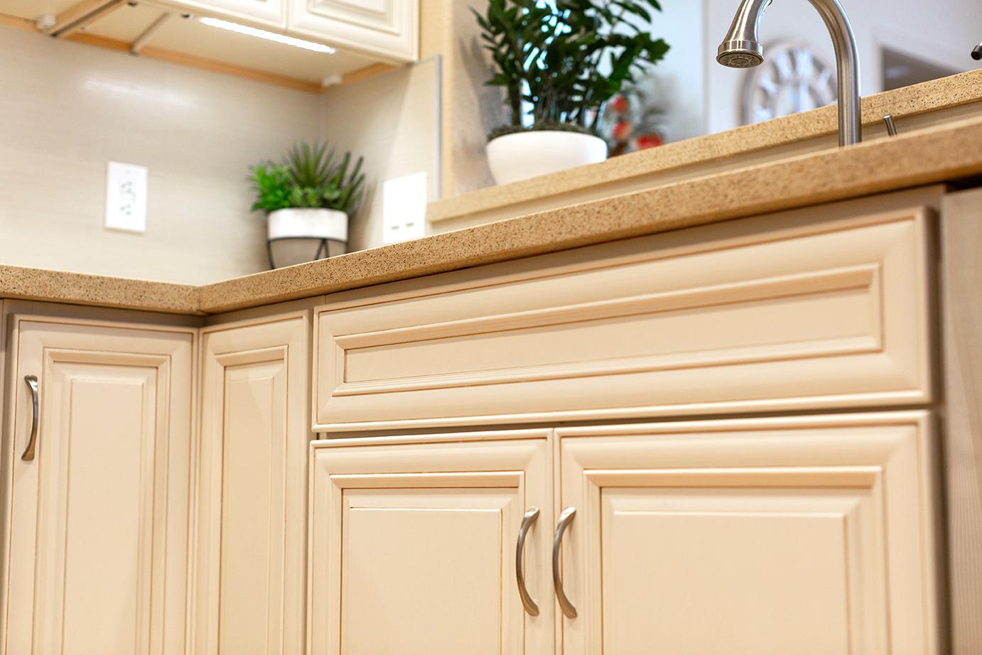 Close up of cabinets