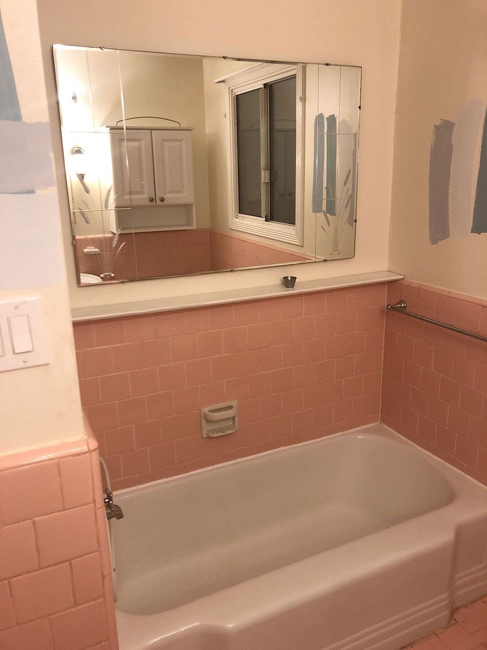 Tub in old bathroom